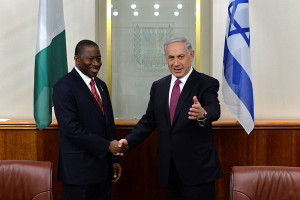 Nigerian President Goodluck and Netanyahu