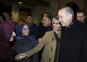 Erdogan celebrates victory