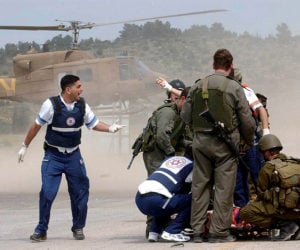 Medical evacuation by helicopter