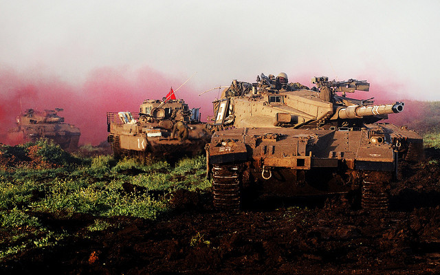 IDF Tanks Rumble North in Preparation for Possible Hezbollah Reprisal