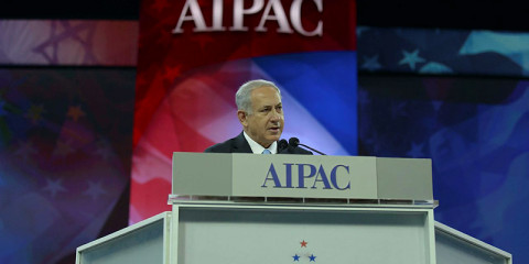 Netanyahu at 2014 AIPAC conference
