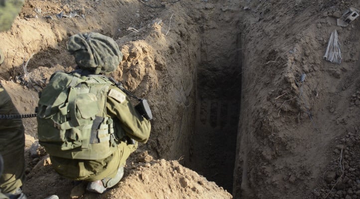 Israel has destroyed 130 Gaza tunnel shafts