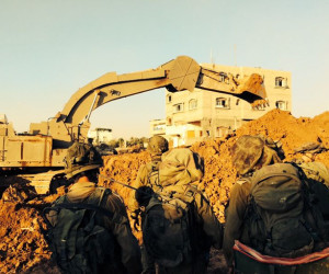IDF destroys Hamas terror tunnel. (Flash 90)