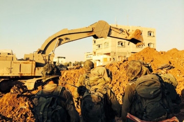 IDF destroys Hamas terror tunnel. (Flash 90)