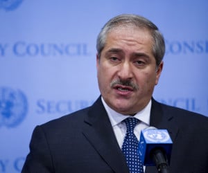Jordanian Foreign Minister and President of the United Nations Security Council Nasser Judeh