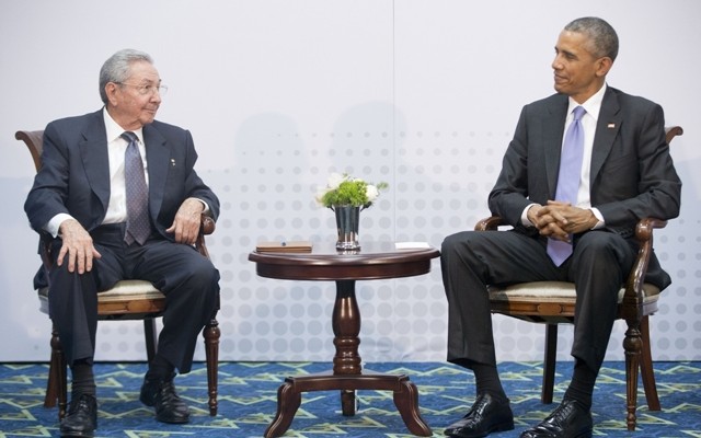 Obama, Castro convene in historic US-Cuba meeting
