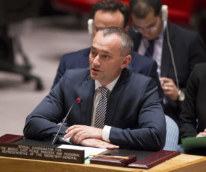 UN Middle East envoy Nikolay Mladenov