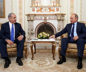 Netanyahu and Putin meet
