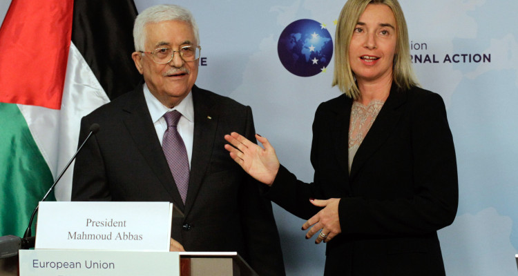 Abbas seeks EU help to pressure Israel