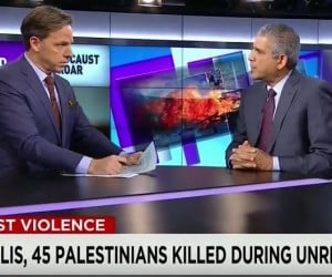 CNN Broadcaster Tapper Corrects a PLO Representative Justifying Israeli Self Defense and Blaming Palestinian Incitement