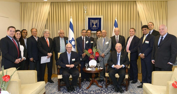 President Rivlin hosts joint India-Israel forum, applauds growing ties