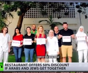 Restaurant Offers Incentives to Bring Jews and Arabs Together Encouraging a Peaceful Coexistence
