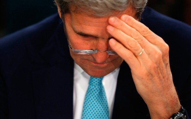 Secretary of State Kerry expresses despair over peace process