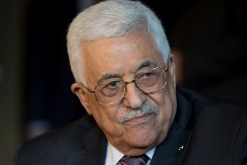 Palestinian Authority head Mahmoud Abbas.