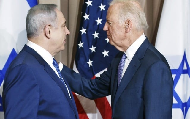 Netanyahu meets with Biden, Kerry at World Economic Forum in Davos