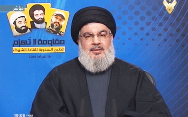 Hezbollah chief threatens to attack Israeli chemical factory