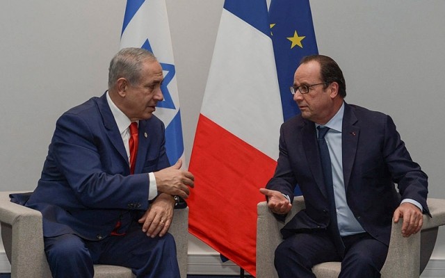 Netanyahu rejects French president’s offer to talk with Abbas in Paris