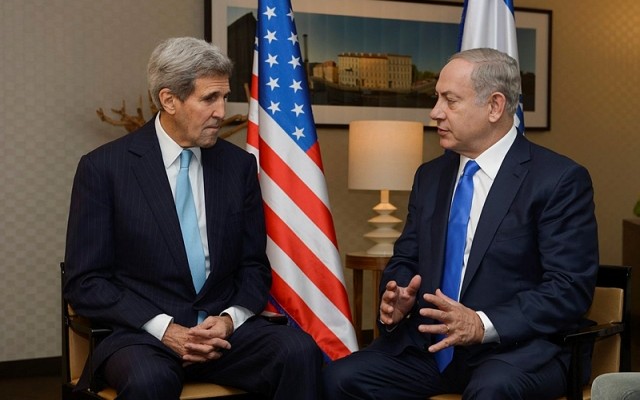 Netanyahu asks Kerry to publicly defend Israel against accusation of human rights abuses
