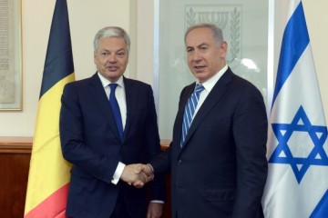 PM Netanyahu and Belgian FM Reynders