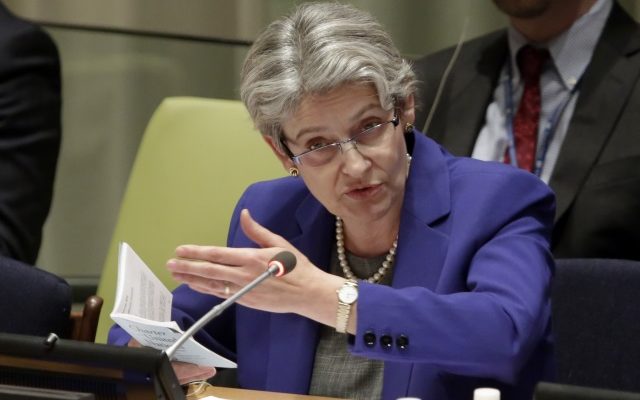 UNESCO head affirms Jerusalem holy to all 3 religions