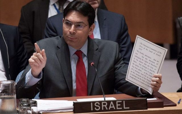 Israel applauds US for blocking Palestinian appointment at UN