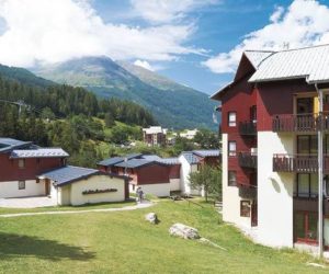 Resort in French Alps