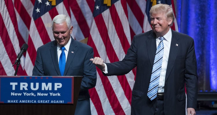 Trump presents running mate Mike Pence 