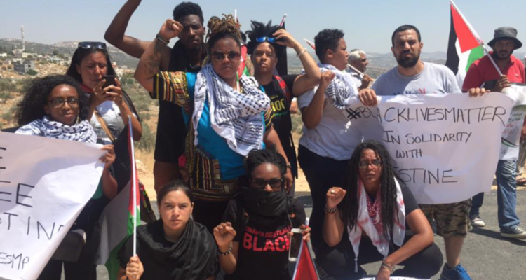 Black Lives Matter anarchists join Palestinian riots in Israel