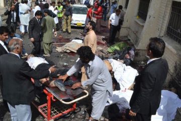 Suicide bombing in Quetta, Pakistan