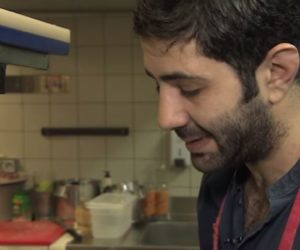 Syrian refugee cooks in France