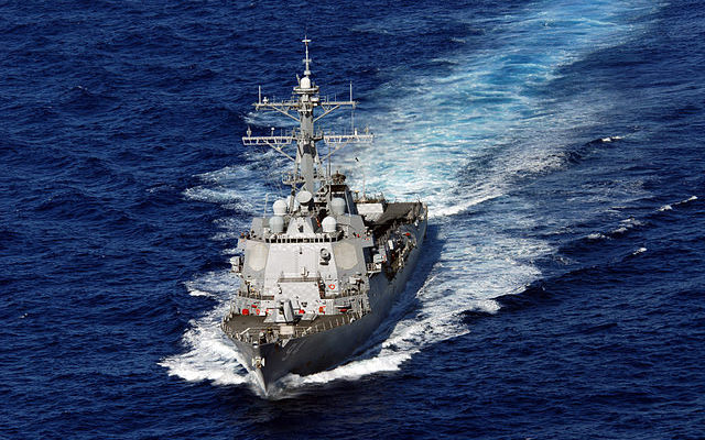 Iranian boats harass US warship near Persian Gulf