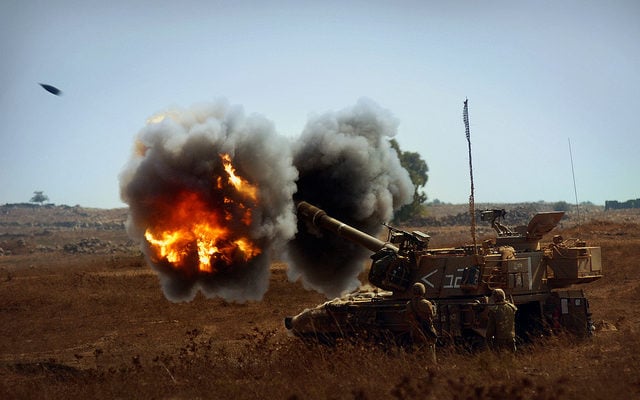 IDF shells Syrian target in response to mortar fire