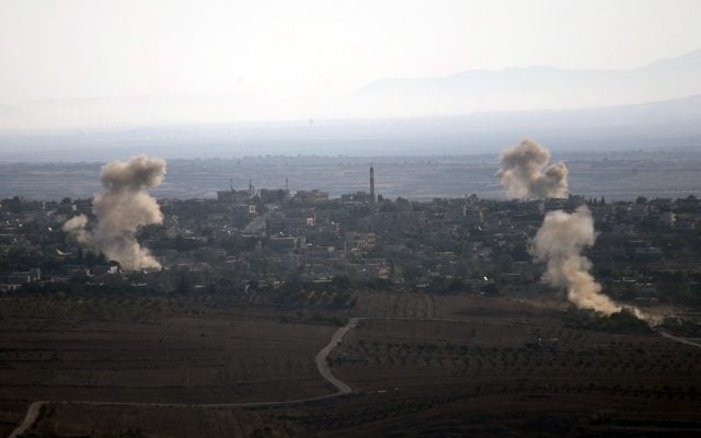 Syrian mortar explodes in Israel