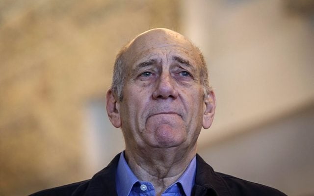 Former PM Ehud Olmert seeks presidential pardon