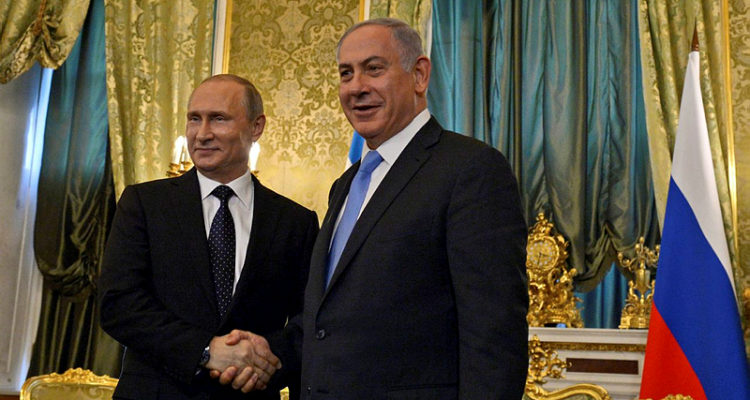 Netanyahu reiterates to Putin Israel’s objection to Iranian presence in Syria