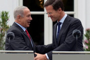 Netanyahu Mark Rutte Hague