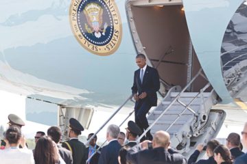 Obama arrives in China