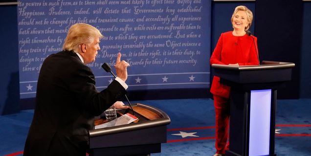 Clinton-Trump debate – more of the same