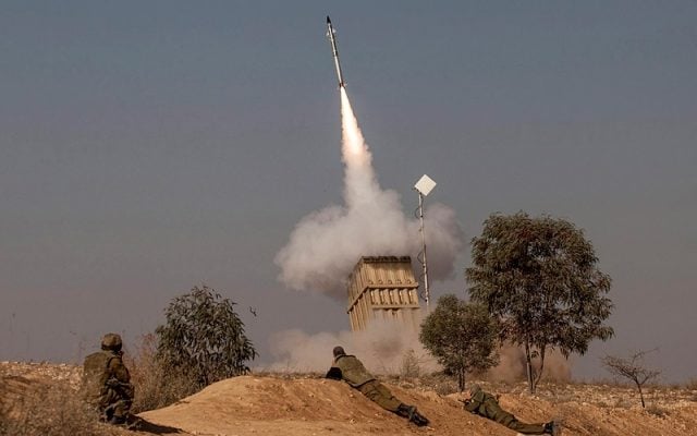 Iron Dome missiles fired in response to Gaza gunfire, not rockets
