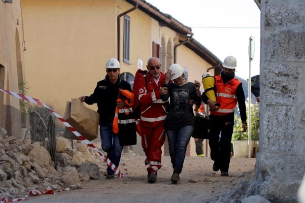 Italy hit by powerful earthquake
