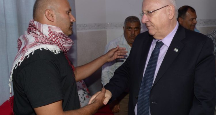 Israeli President Rivlin visits family of Arab-Israeli teen shot dead at Egyptian border