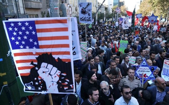 Iranians mark anniversary of US embassy attack with threats