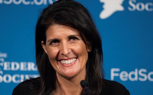 Haley: US supports 2-state solution, but also thinking ‘outside the box’