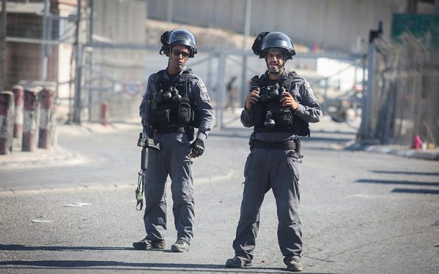 Palestinian terrorist shot while attacking Israeli forces