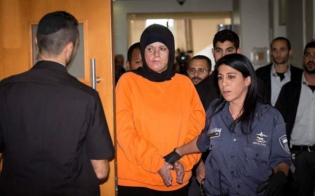 Palestinian female bomber sent to 11 years in prison