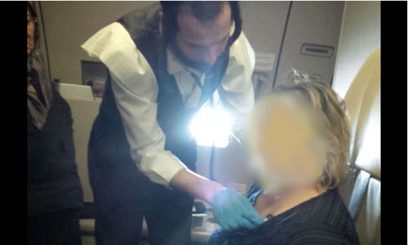 Hasidic Jewish men save Arab woman’s life on flight to New York