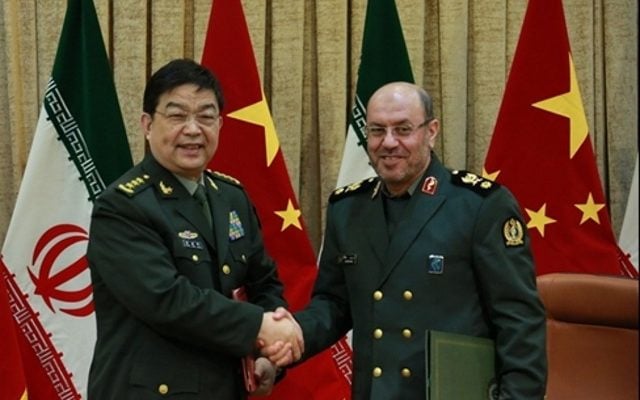 Iran, China sign deal on military cooperation