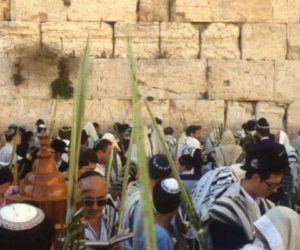 Western Wall Jerusalem Israel Sukkot Holiday