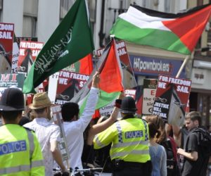 Anti Israel demo UK