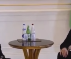Benjamin Netanyahu with Ilham Aliyev